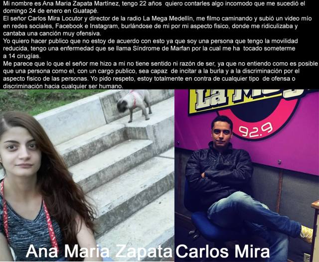 Ana MAria vs Carlos Mira